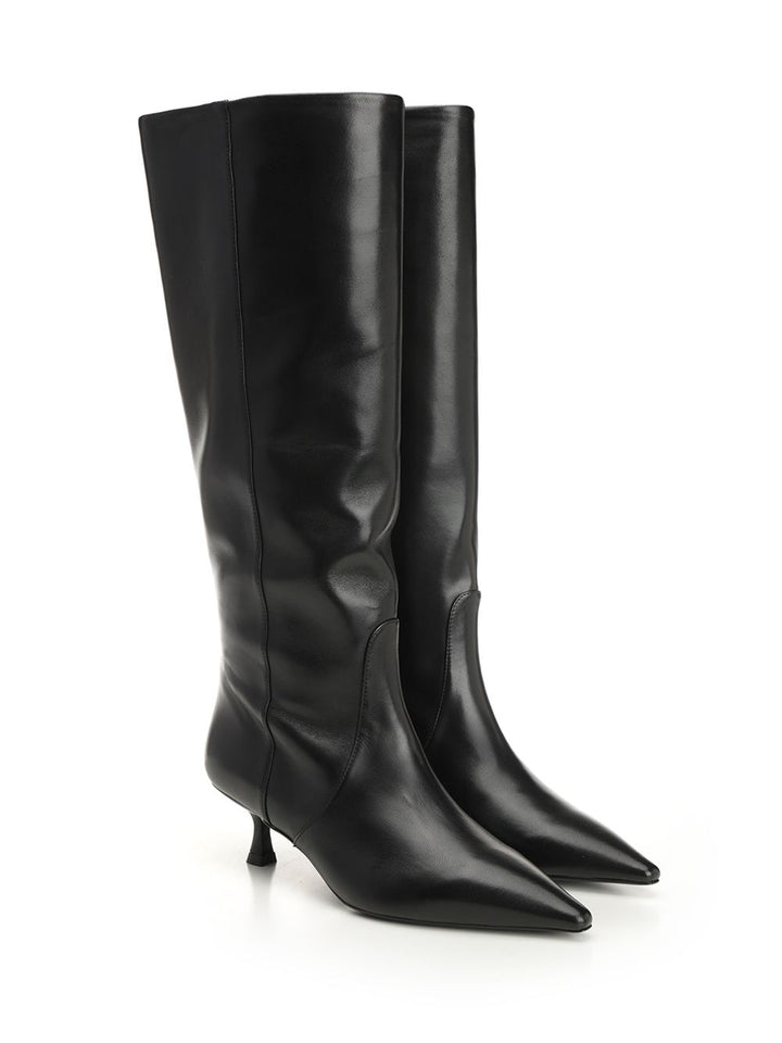 Stuart Weitzman Naomi 50 Boots - Nero | 65fe2de5f5f6cc0fc2541f7aa67c52adfb443ebc
