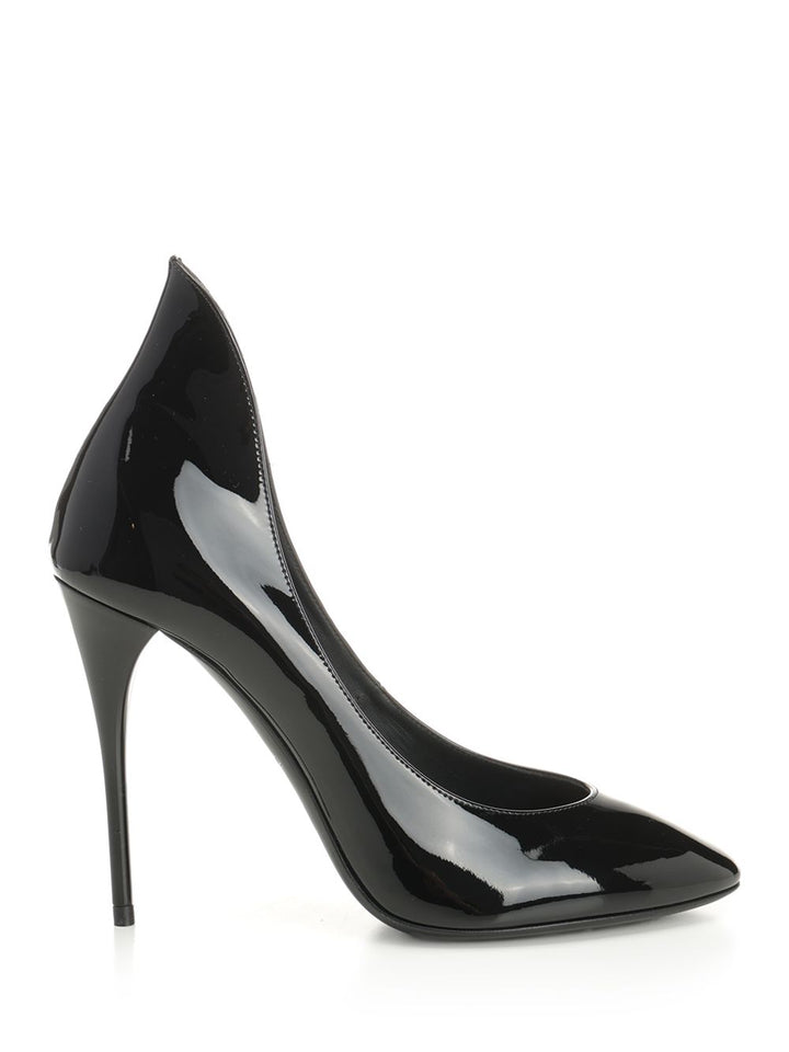 AlaÏA Patent Calfskin Décolleté Decollete - Nero | 08c09b9fb738fdd133d8e8517283b5c3fe17b502