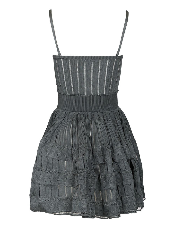 AlaÏA Crinoline Knitted Dress Abiti - Blu | 4cea49c26e843090a9eb5b45442e59c4f4f1e0a0