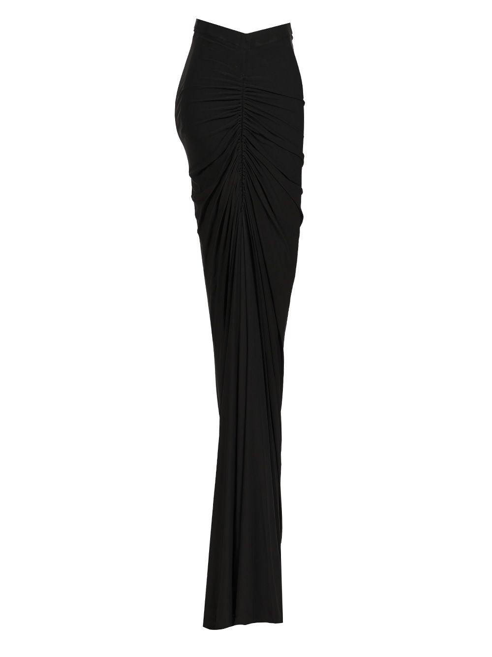 AlaÏA Long Draped Skirt Gonne - Nero | 87e62dea50b5c07dbb8a434a76cc044fd43cd04d