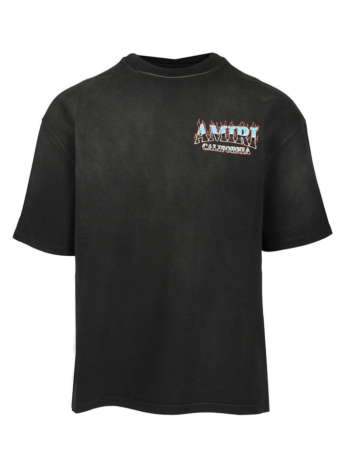Amiri Amiri Sunny Place Oversized T-Shirt - Nero | 0e82a55dc858a08c6309096c3bb5599f340cec5c