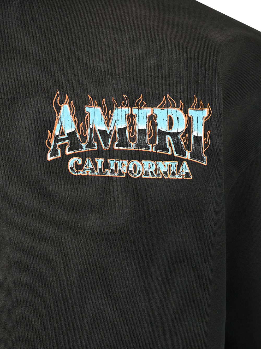 Amiri Amiri Sunny Place Oversized T-Shirt - Nero | db866064e9dbc9c3cdcf473eb2c58c465cb31885