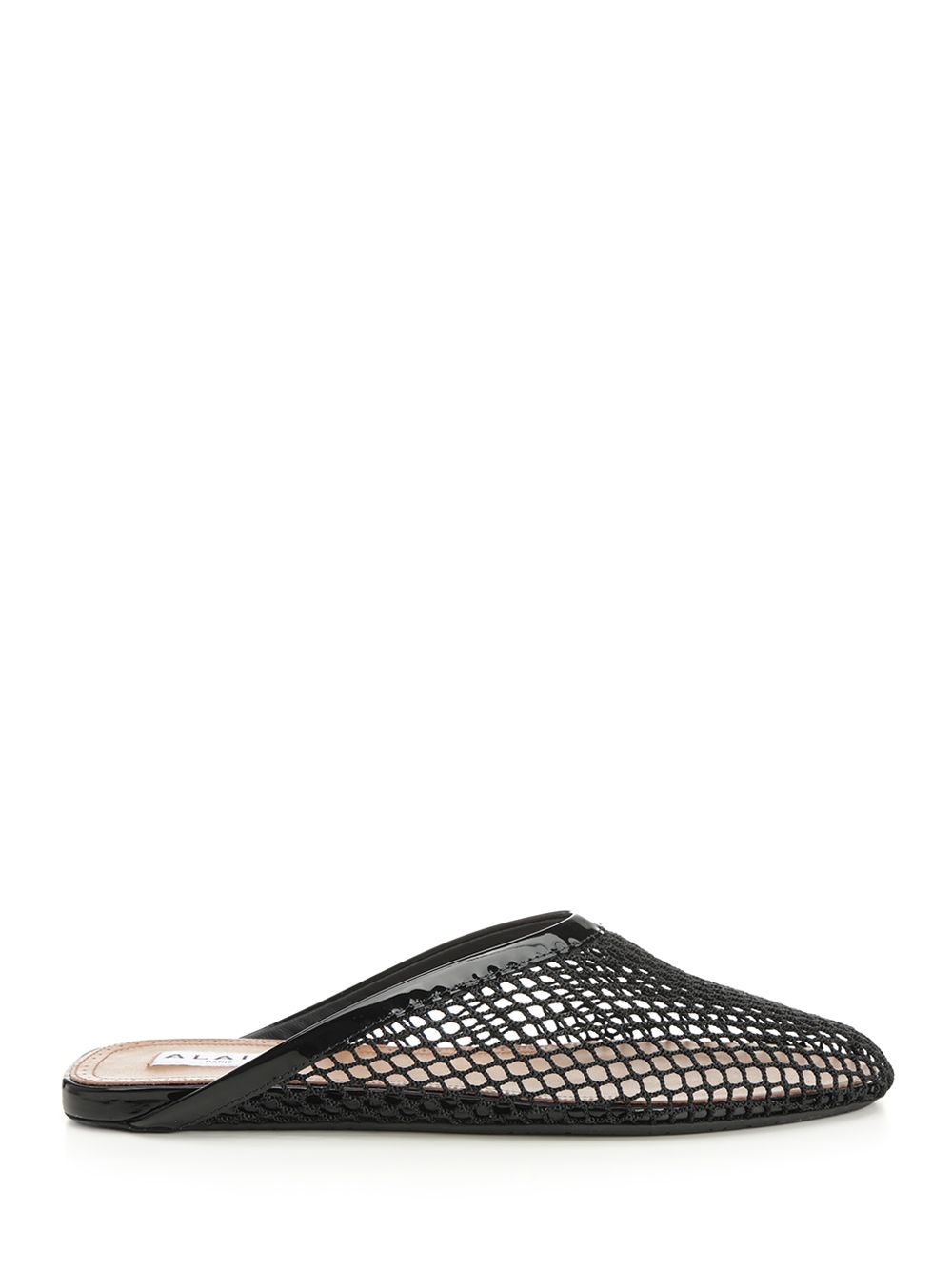 AlaÏA Mesh Flat Mule Scarpe basse - Nero | 782f64edf64a075e466443f13b67eda1d5e832d7