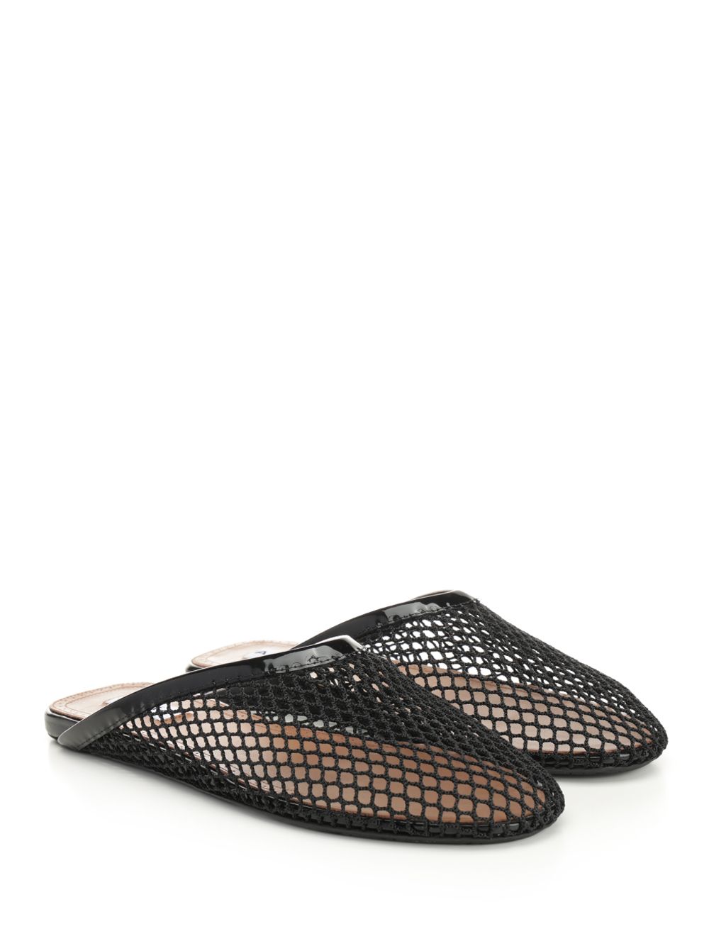 AlaÏA Mesh Flat Mule Scarpe basse - Nero | cda3e58f2b9223028e08d122966c37bca8db24ce