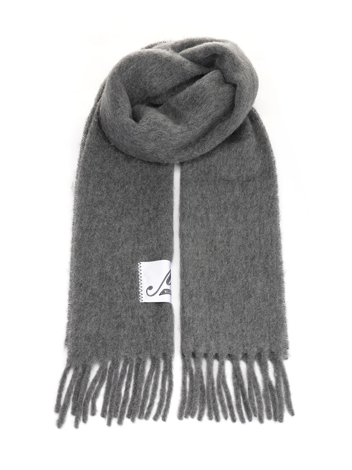 Marni Alpaca Scarf Scarves And Foulards - Grey | e818dc831892fd9b256cd0af7ae555905d3c54a5