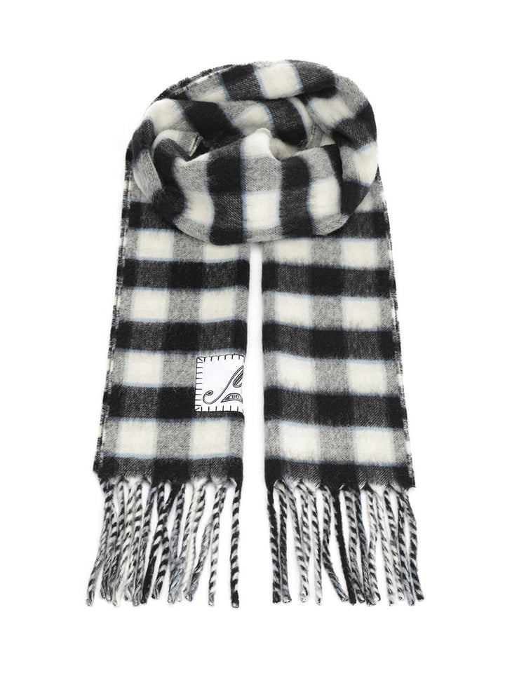 Marni Double-Face Wool Scarf Scarves And Foulards - Grey | 73f5f0abd9dfd4c20ab9b18da5e72f0c3ca1175c