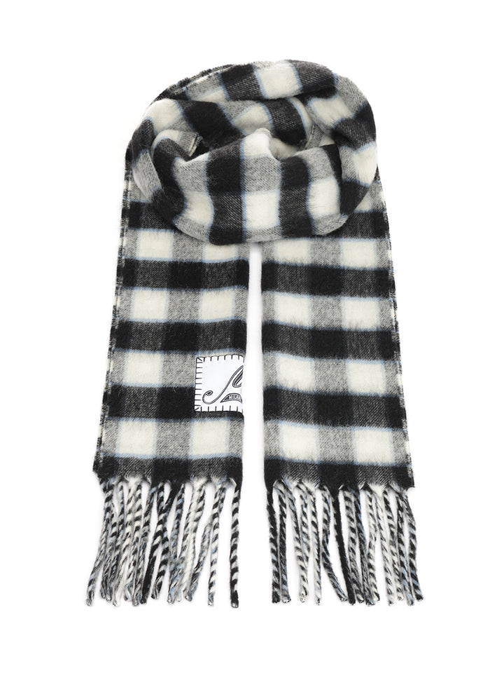 Marni Double-Face Wool Scarf Scarves And Foulards - Grey | 7db5442dad4f82ed7e639d558c537d025a86e2e8