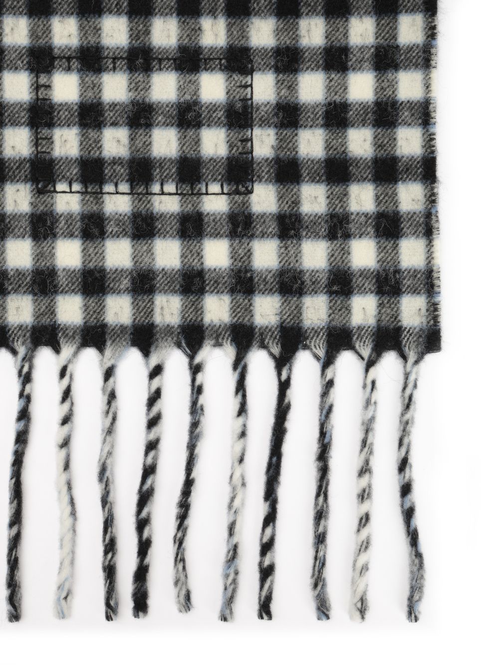 Marni Double-Face Wool Scarf Scarves And Foulards - Grey | 12c75a2e69b57f4a855c23522445a64db94233dd