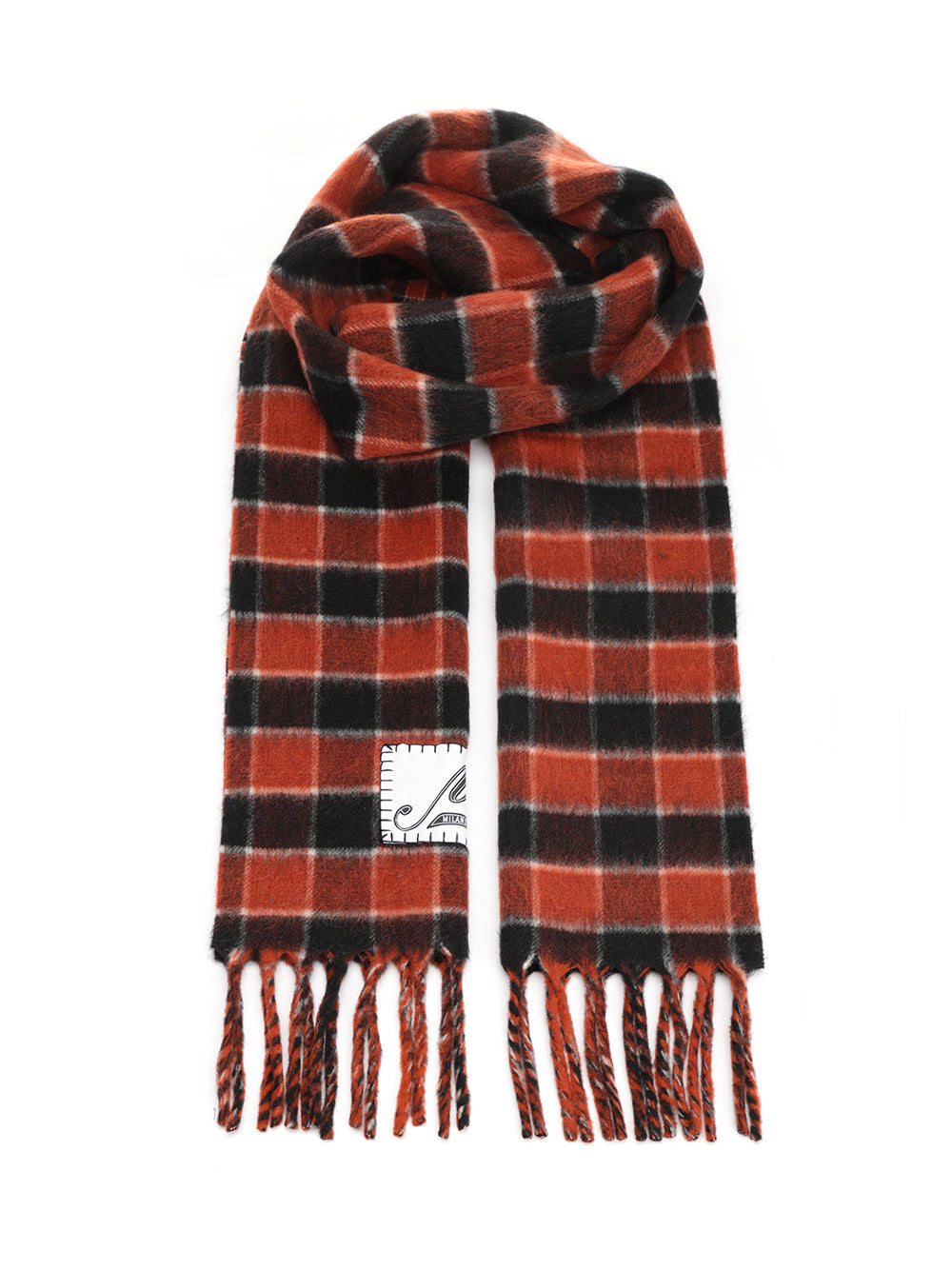 Marni Double-Face Wool Scarf Scarves And Foulards - Arancione | 69f6ea8697a21082d5d6e54f379ce9cd5409843c