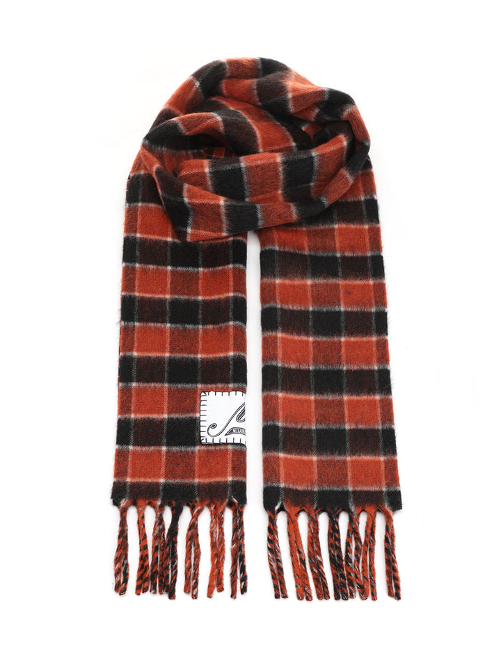 Marni Double-Face Wool Scarf Scarves And Foulards - Arancione | 69f6ea8697a21082d5d6e54f379ce9cd5409843c