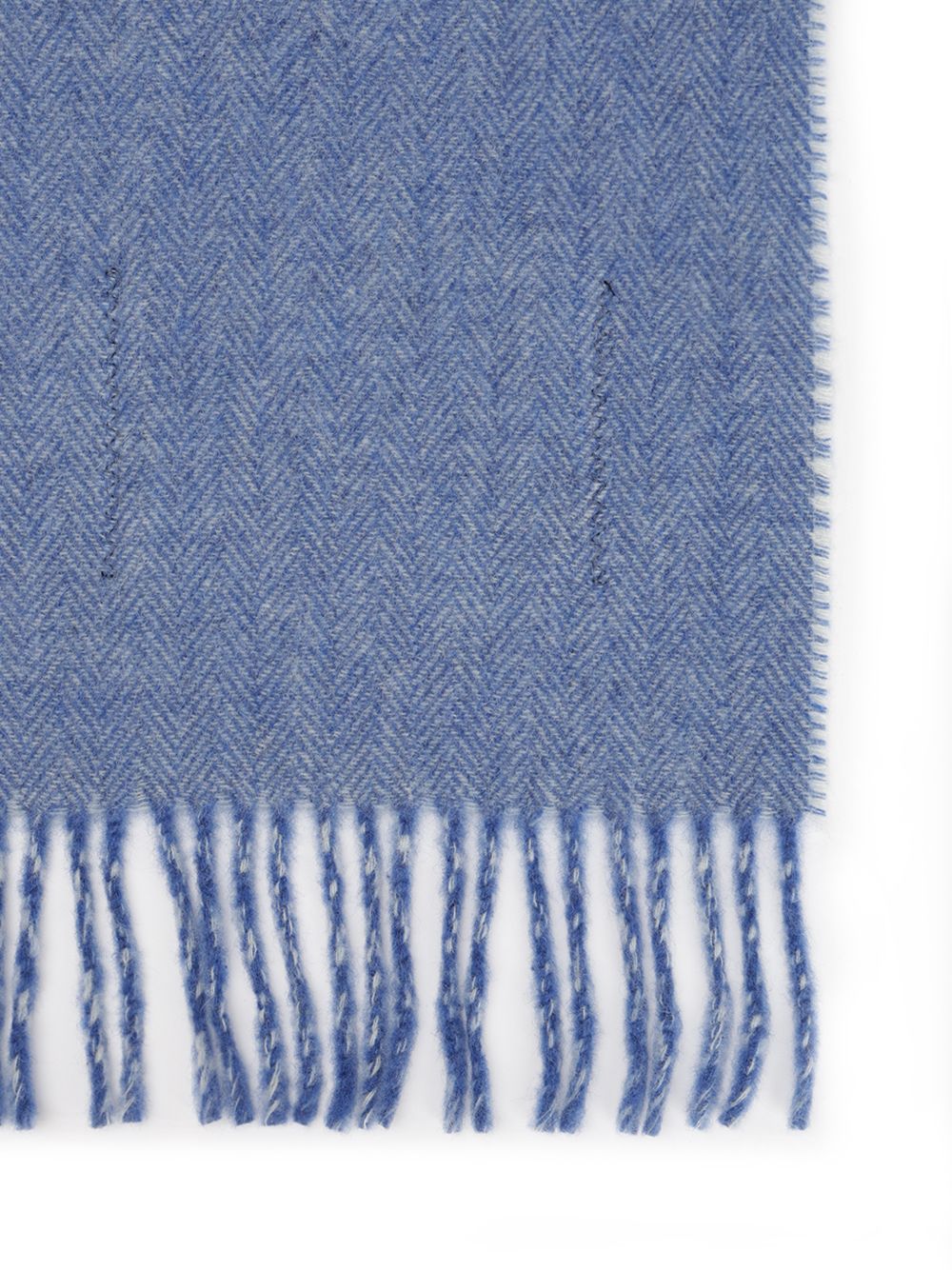 Marni Double-Face Wool Scarf Scarves And Foulards - Blu | 99beb28df0df906f97c5595a1a655f48c9783440