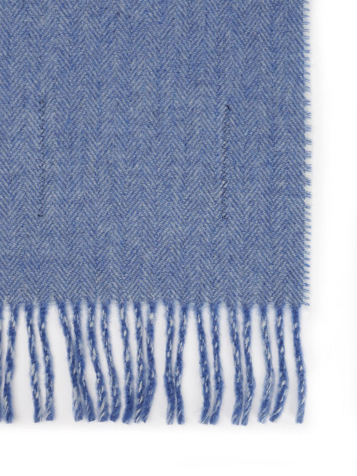 Marni Double-Face Wool Scarf Scarves And Foulards - Blu | 99beb28df0df906f97c5595a1a655f48c9783440
