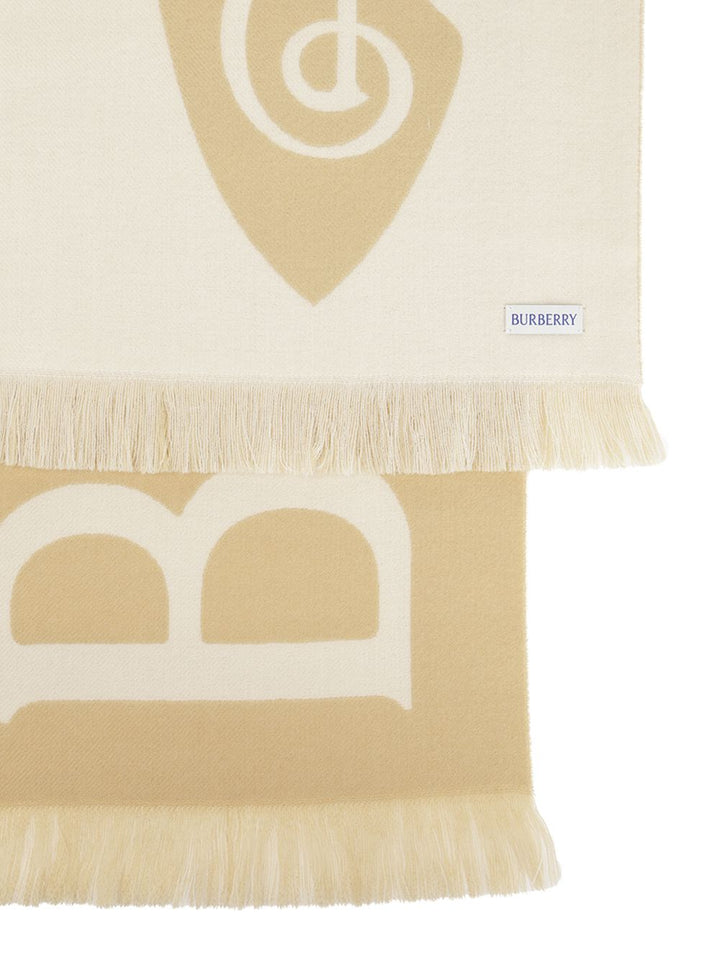 Burberry Wool Scarf Scarves And Foulards - Beige | eddcd8f2b6e3b14cf88d4c5a4a638947c988ce7d