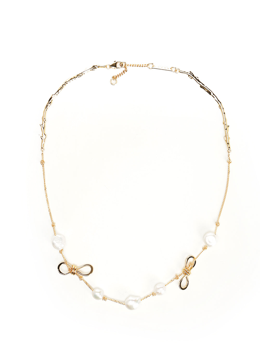 Marni Necklace With Knots And Pearls Gioielli - Oro | eae5dd541e432f1e10dc0a1efba0e2e84e808939