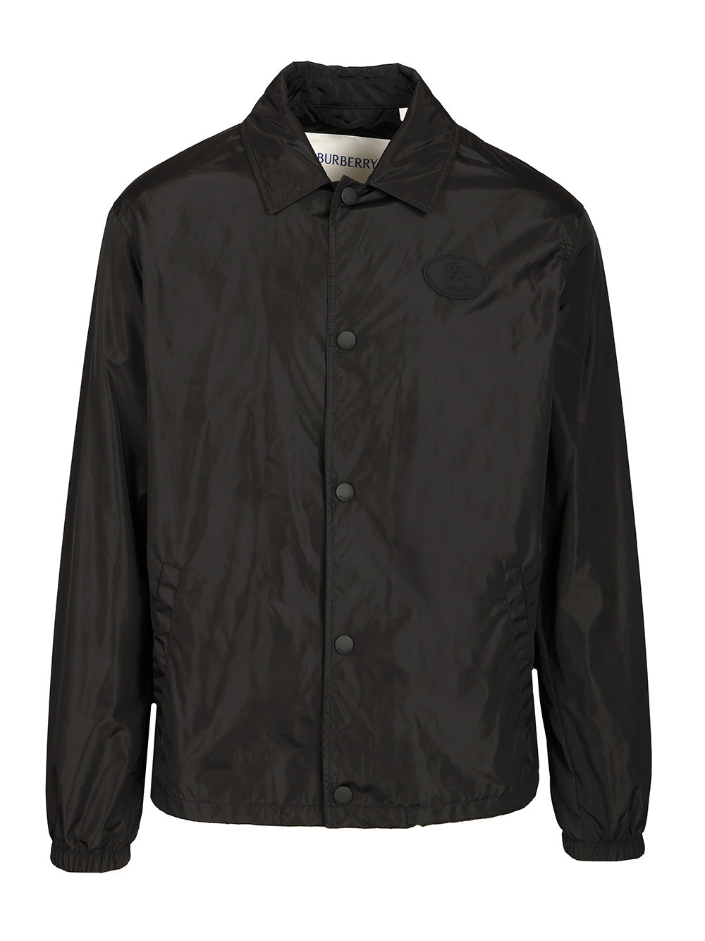 Burberry Burberry Knight Stamp Nylon Track Jacket Giacche - Nero | a9ce57270d42b83c72166192eb3b50d237205b78