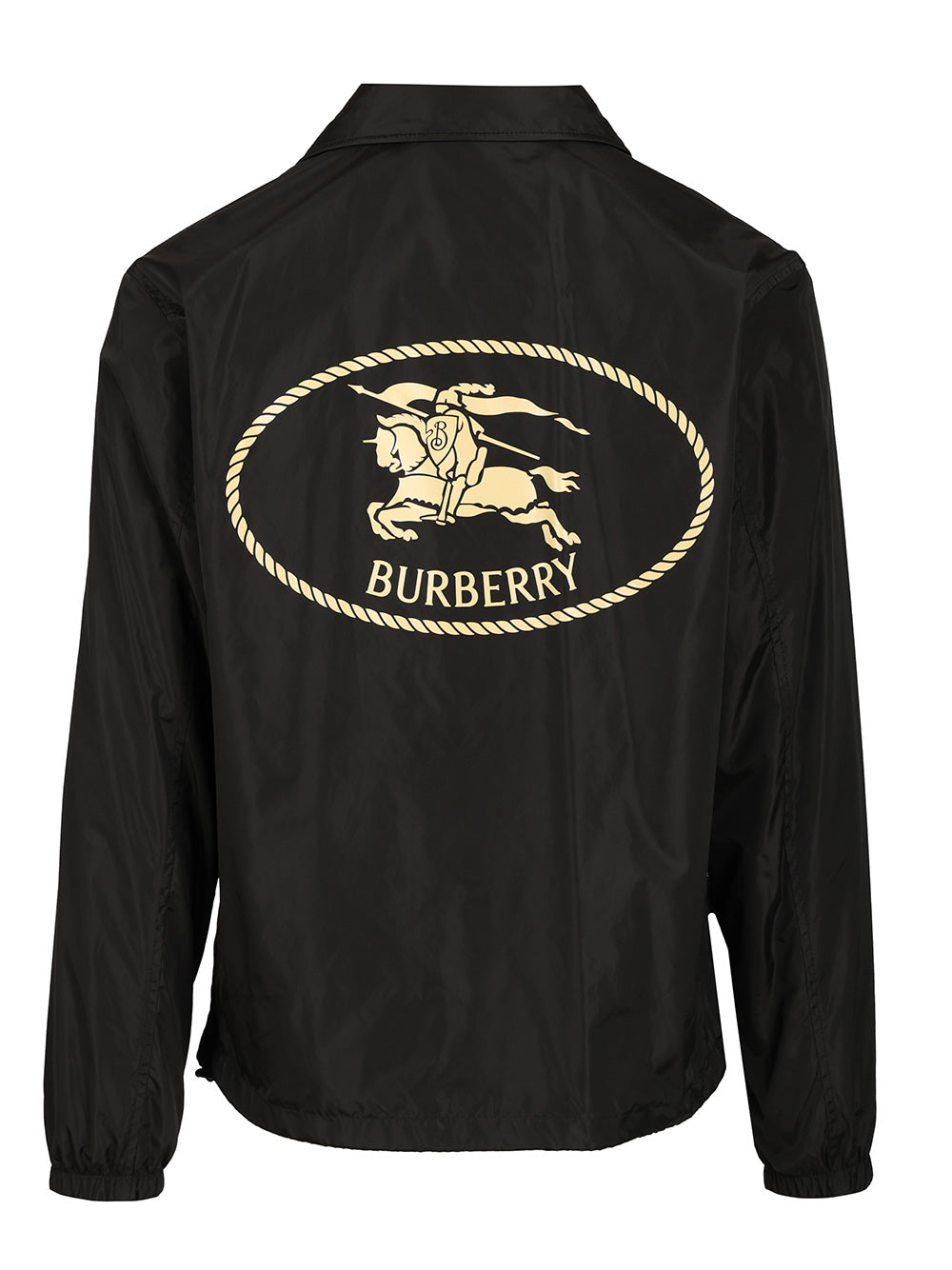 Burberry Burberry Knight Stamp Nylon Track Jacket Giacche - Nero | 84a2b7df5a59b14c050fd2061da6a628454dc2a1