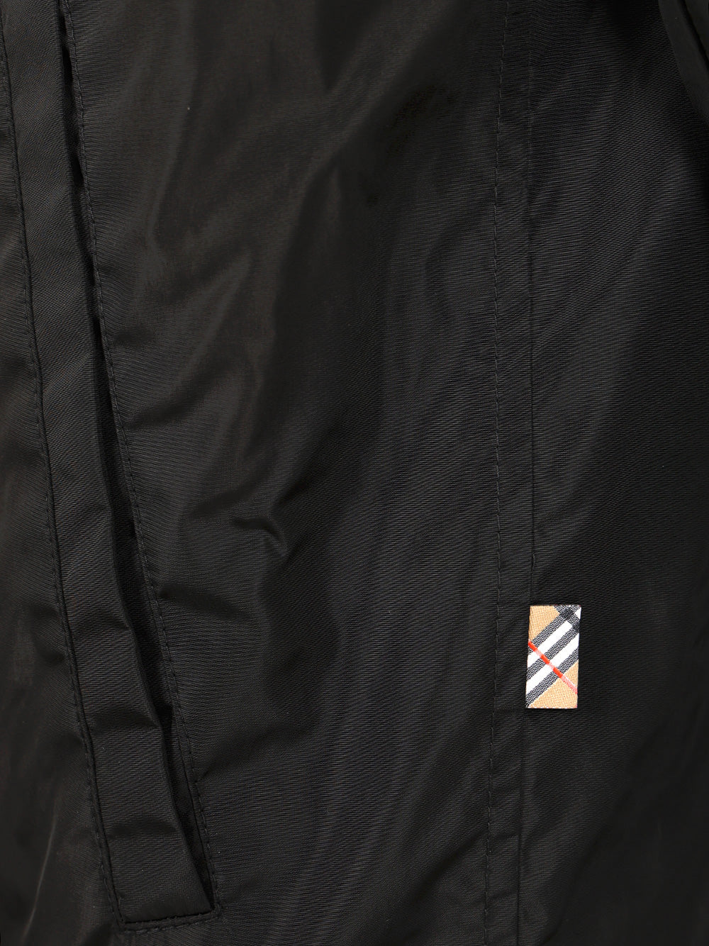 Burberry Burberry Knight Stamp Nylon Track Jacket Giacche - Nero | cede0243ae4bb0da96712e1841efcd3a7f23cbb5
