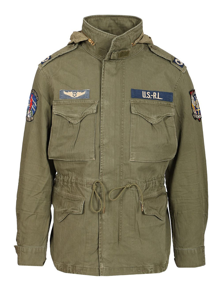Polo Ralph Lauren Cotton Jacket Giacche - Verde | 35d6ce9ea02f6e1e9c7067a19f0b0206f5a860aa