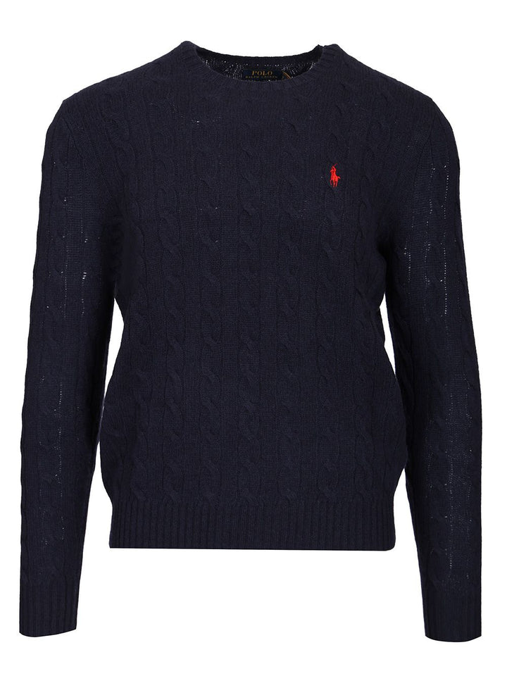 Polo Ralph Lauren Cable Knit Sweater Knitwear - Blu | 7ee1ce503452f9ba5cbd26bc287485c9320f6709
