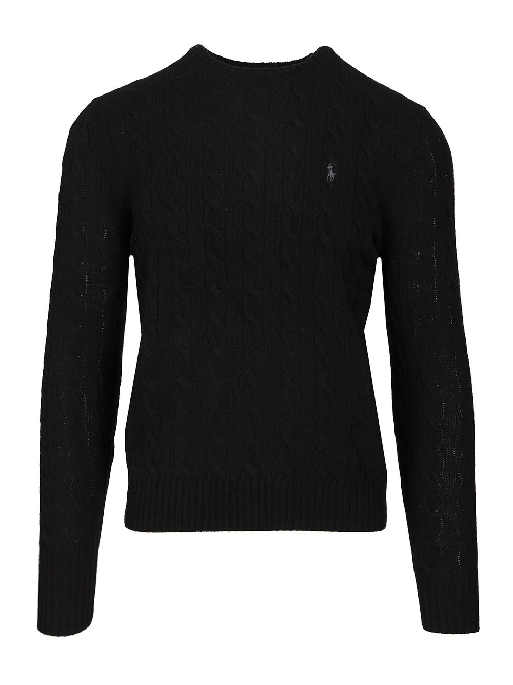 Polo Ralph Lauren Cable Knit Sweater Knitwear - Nero | c8a15bdf4eb148c77aa045026769c535f2302132
