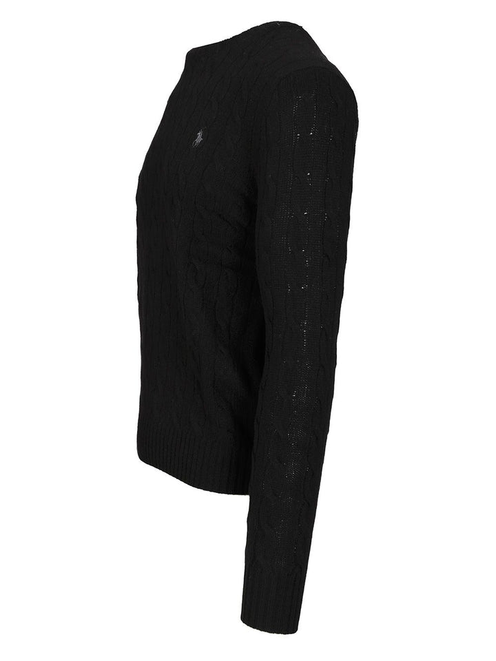 Polo Ralph Lauren Cable Knit Sweater Knitwear - Nero | 1d0d72d98189bb56735a9f1a68cbe54486a98f90