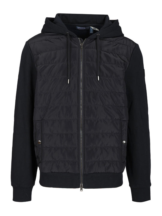 Multi-Layered Hoodie Giacche Blu