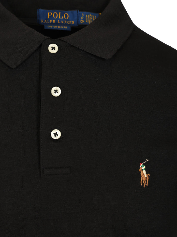 Polo Ralph Lauren Slim Fit Polo shirt - Nero | 856ed3a708fe9573f891ea40f47481b26f10950f