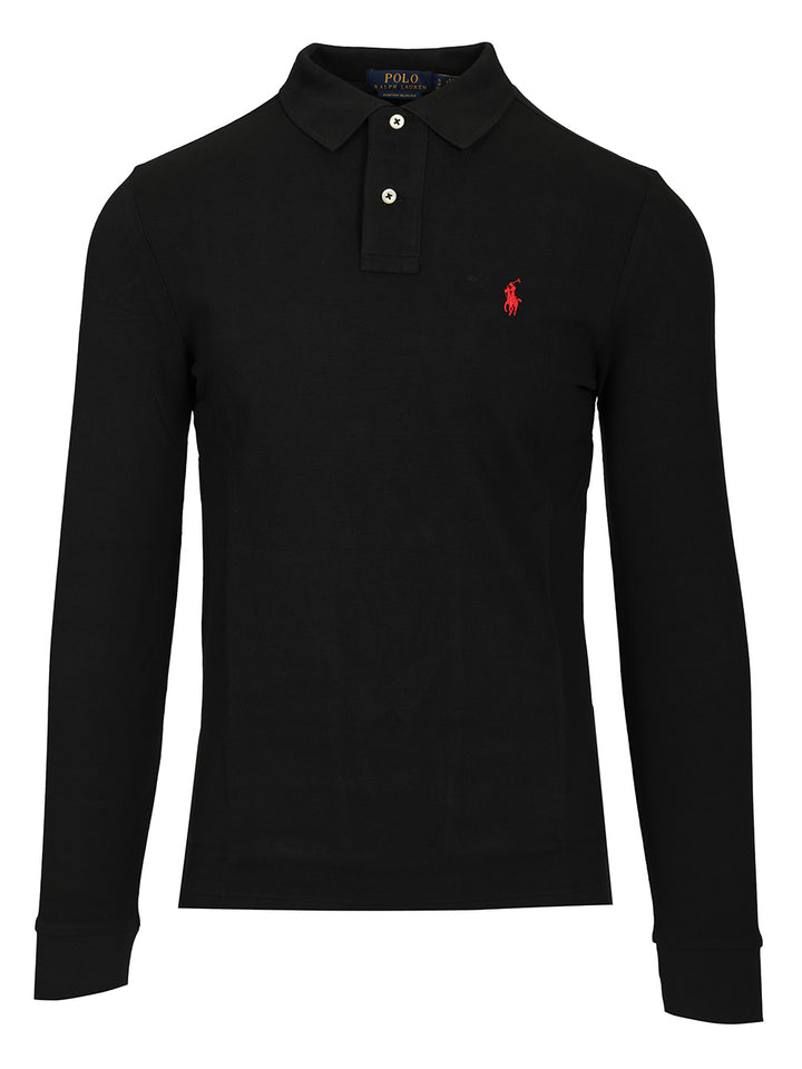 Polo Ralph Lauren Slim Fit Shirt Polo shirt - Nero | d1a706b80a4c8fa9bda62078aada9e93aa40e695