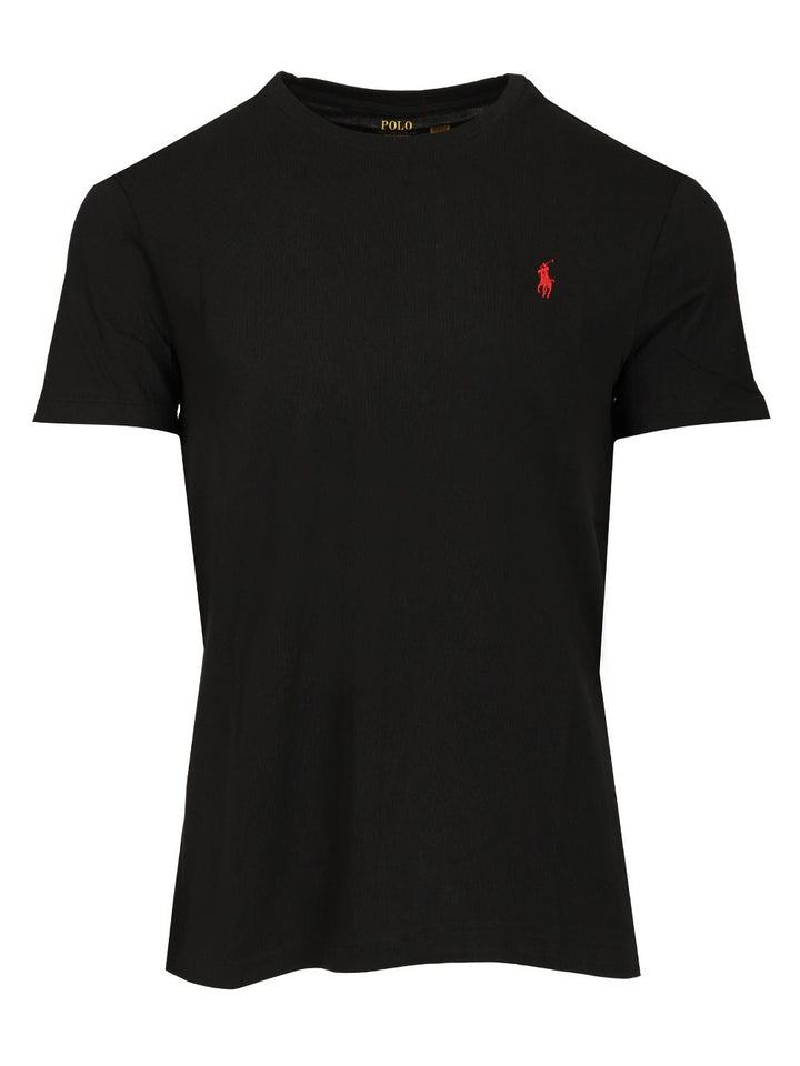 Polo Ralph Lauren Crew Neck Cotton T-Shirt - Nero | 93998df6c649dc4b092a912e4e26f08c7412c409