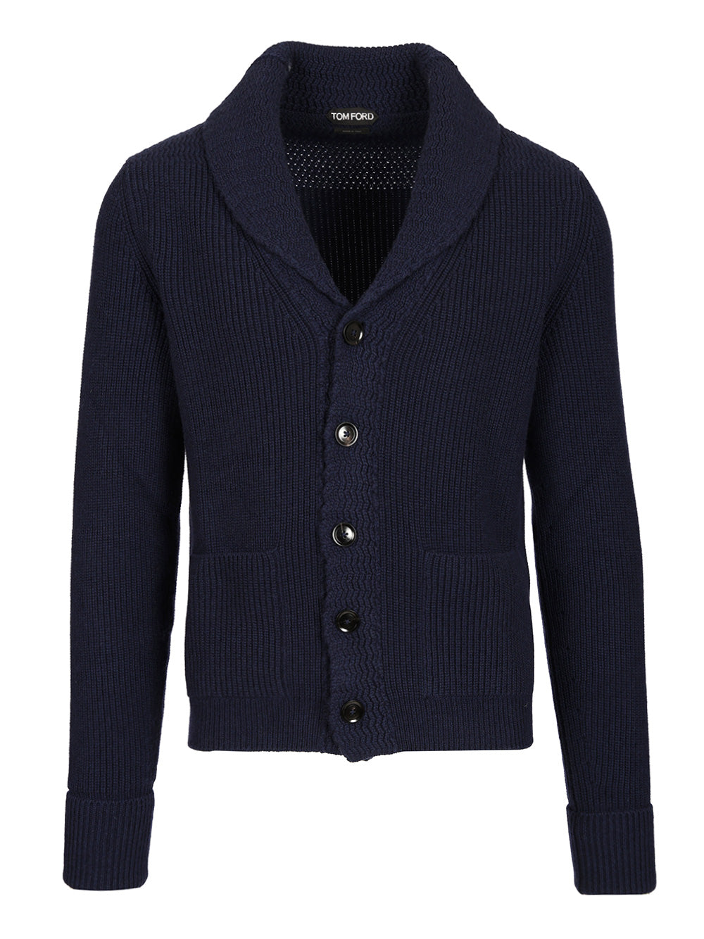 Tom Ford Cashmere Cardigan Knitwear - Blu | 676daddfe3b3b377739f22550a258699cf31a642
