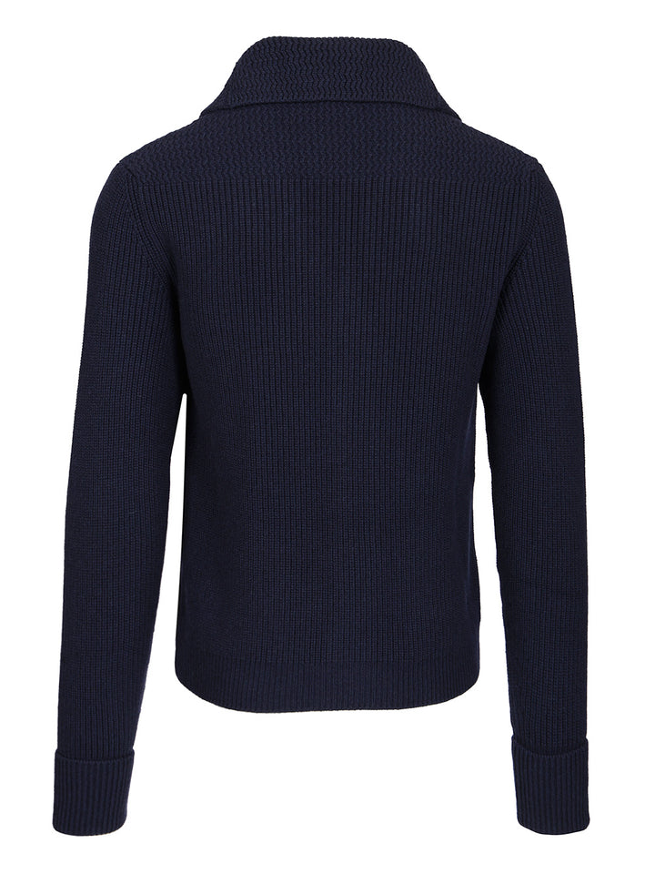Tom Ford Cashmere Cardigan Knitwear - Blu | 0bea128e3fe8cf55a4a8b5b66f63406bb7b8289b