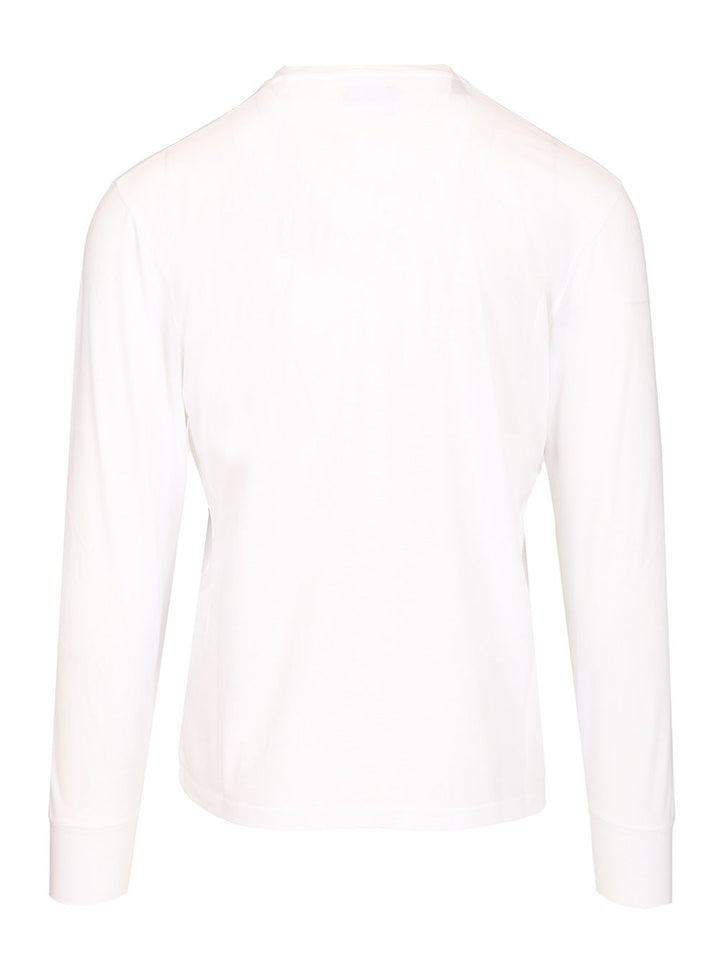 Tom Ford Long-Sleeved T-Shirt - Bianco | cc0583605b5ce54b91641fdd00e697b5997e8f53