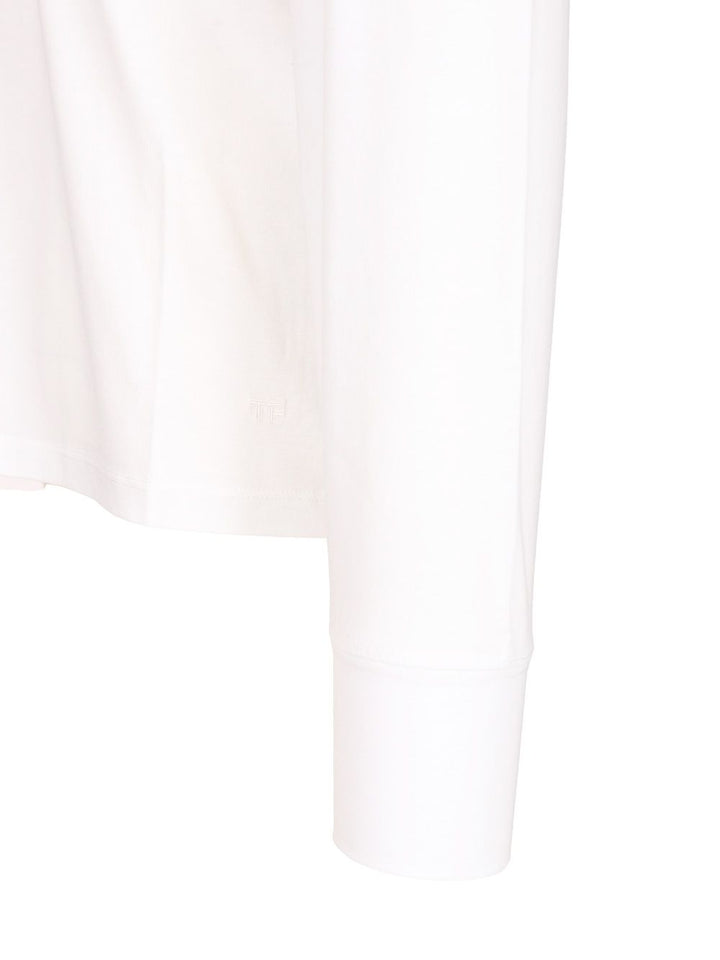 Tom Ford Long-Sleeved T-Shirt - Bianco | db8abccc849a89e23702b910a3863401acc97df9