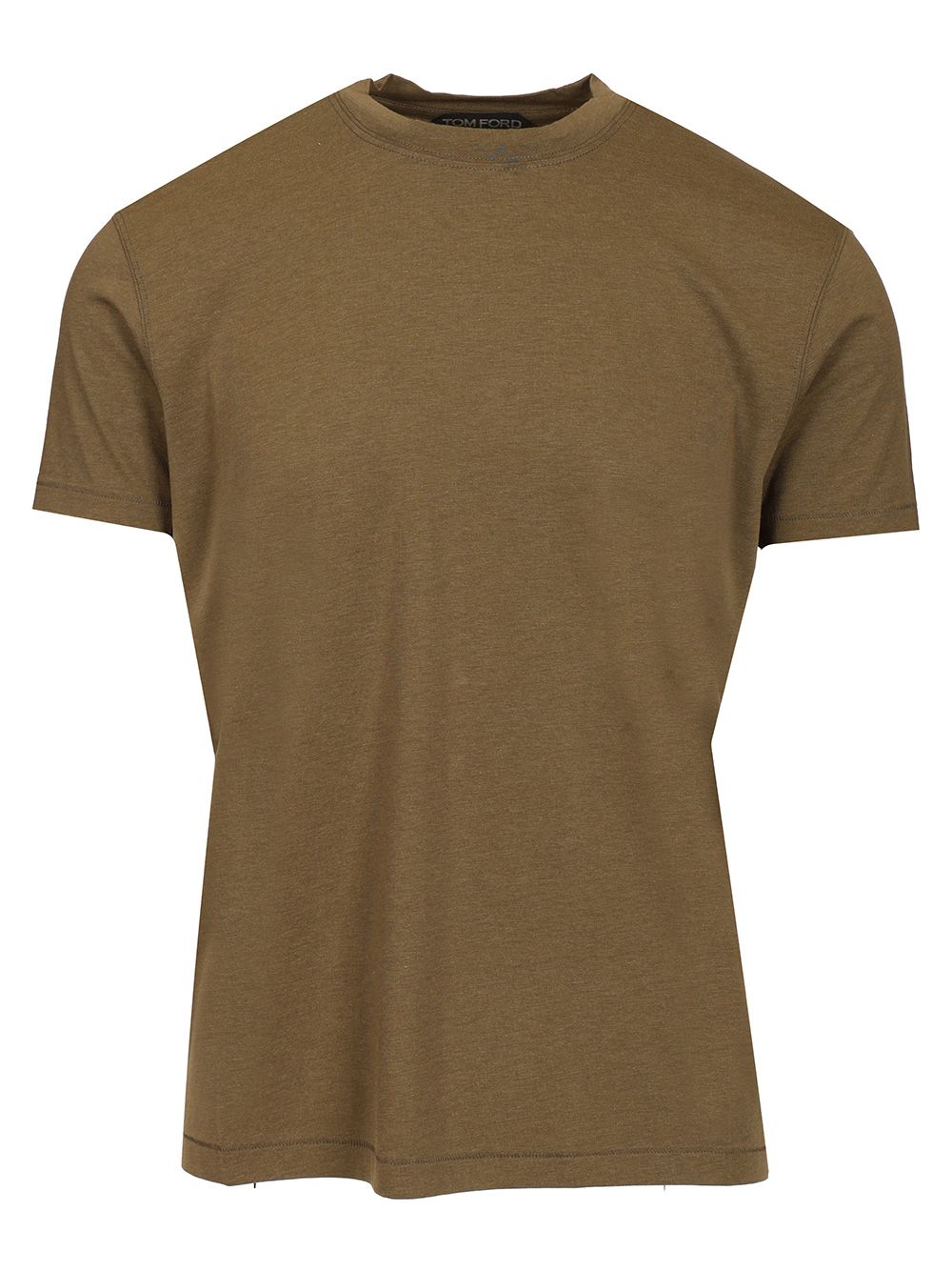 Tom Ford Crew Neck T-Shirt - Verde | 726cc24e385311fdc08b200f8f21102f53a669e1
