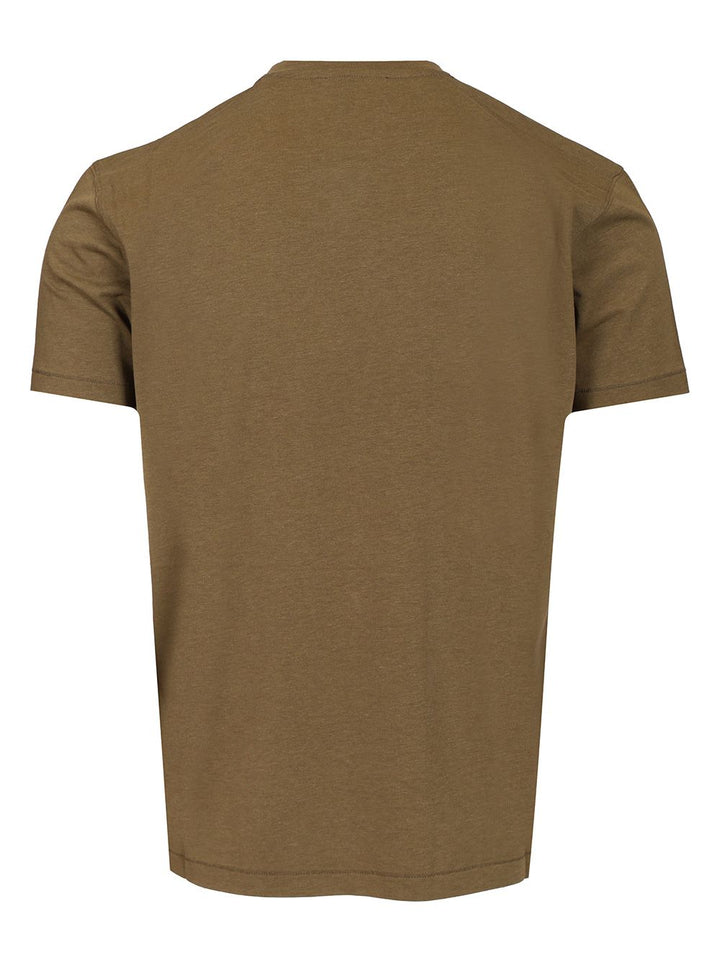 Tom Ford Crew Neck T-Shirt - Verde | 0a24b3aedee8a95b81b33dc1595e1c4237e592ad