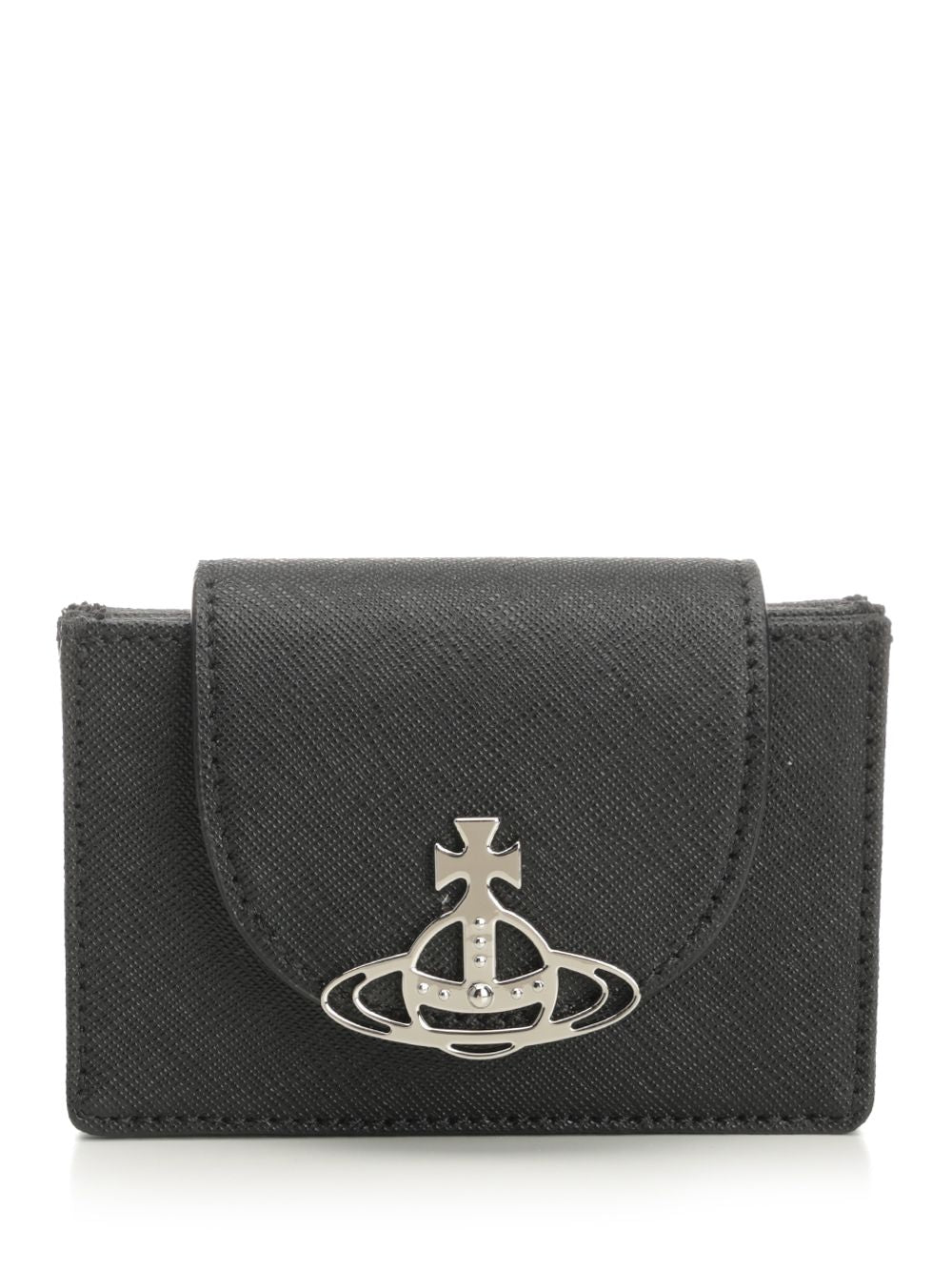 Vivienne Westwood Accordion Card Holder Small leather goods - Nero | d41bfd799fbae89f904449cf5264fb6900fc9c51
