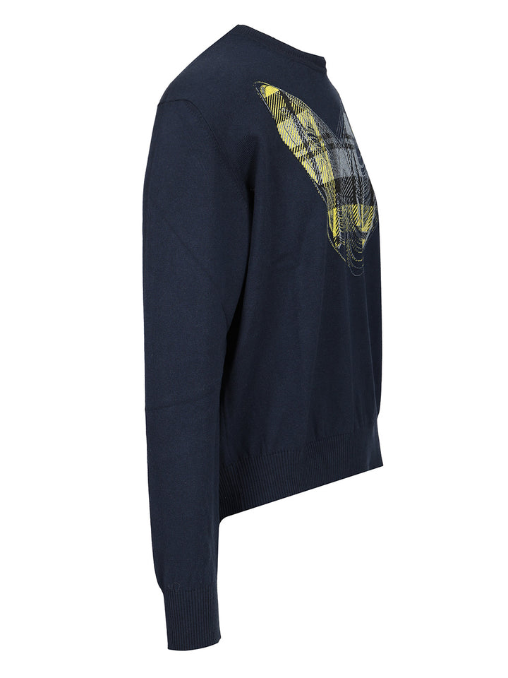 Vivienne Westwood Chaos Knitwear - Blu | ebabe9970e154e453a5b1b9cbd44fb184487046f