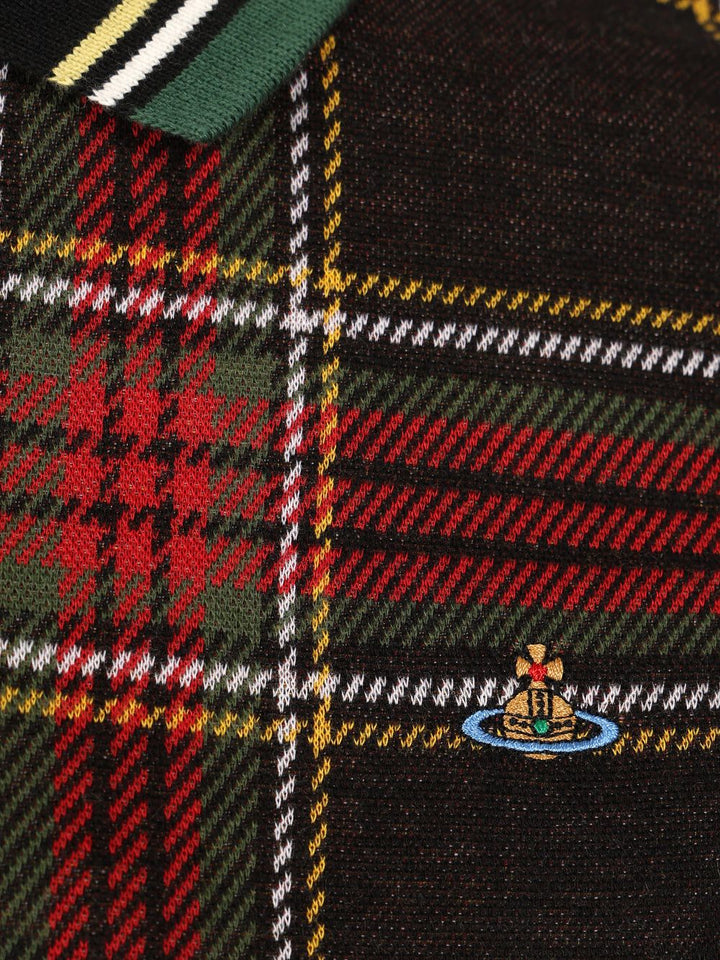 Vivienne Westwood Tartan Polo Polo shirt - Rosso | 30f5b59c7601d727731c4c6737e5ab2cf58934ea
