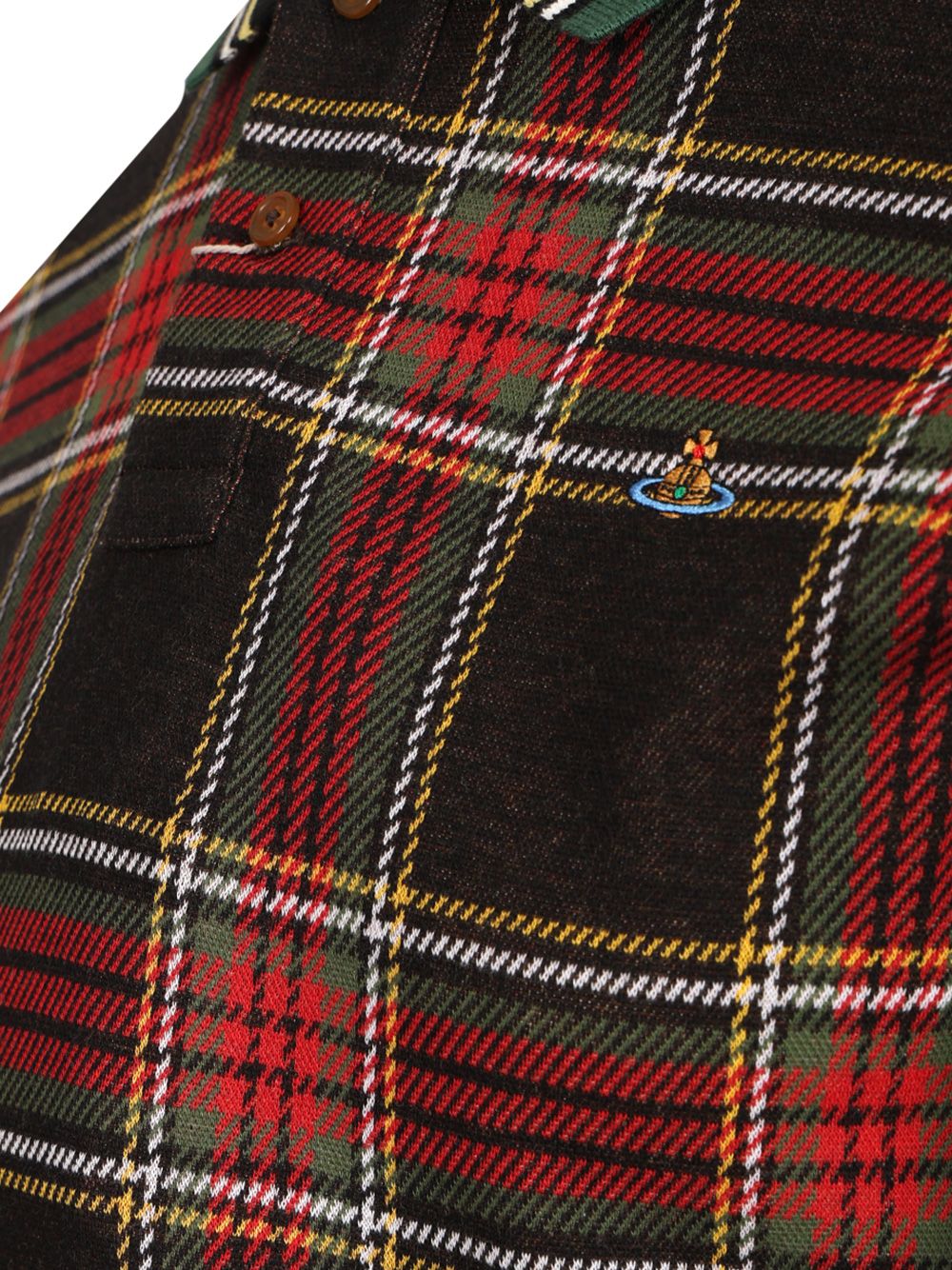 Vivienne Westwood Tartan Polo Polo shirt - Rosso | 3ea1775e5250ff2d6d0d077986334e5521775541