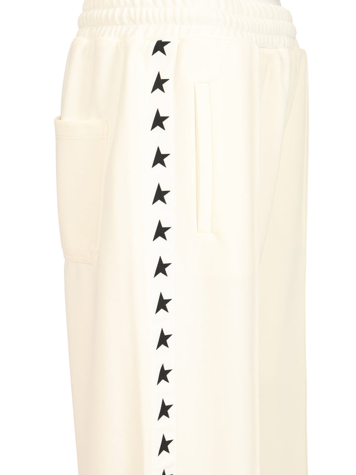Golden Goose Deluxe Brand Jogging Trousers - Bianco | 40c337f19c5ac7cc2c51fbf41d8c53988eb62aa4