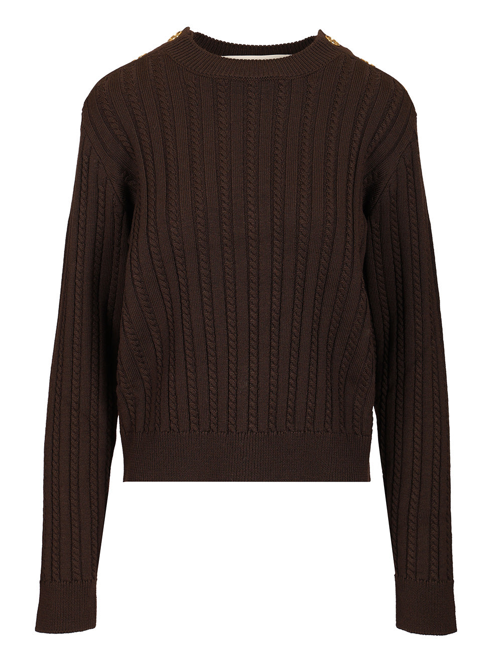 Golden Goose Deluxe Brand Cable-Knit Sweater Knitwear - Marrone | d26191807823ca51eb155e377c213f03d66b46cb