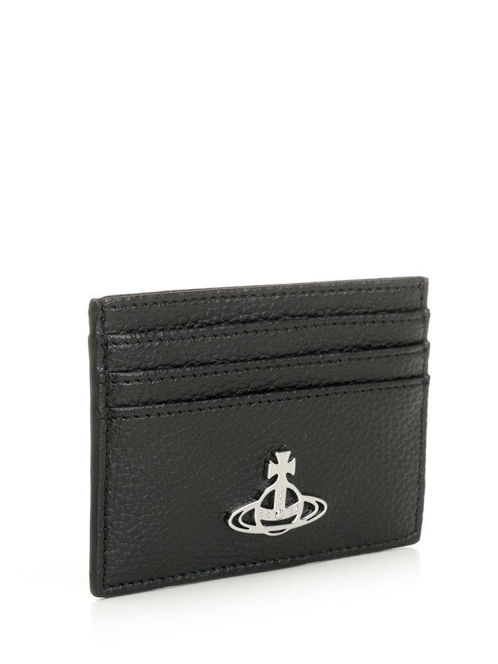 Vivienne Westwood Flat Small leather goods - Nero | 766c072ba25e41b8ebcea2d101e34c68691fc7ec