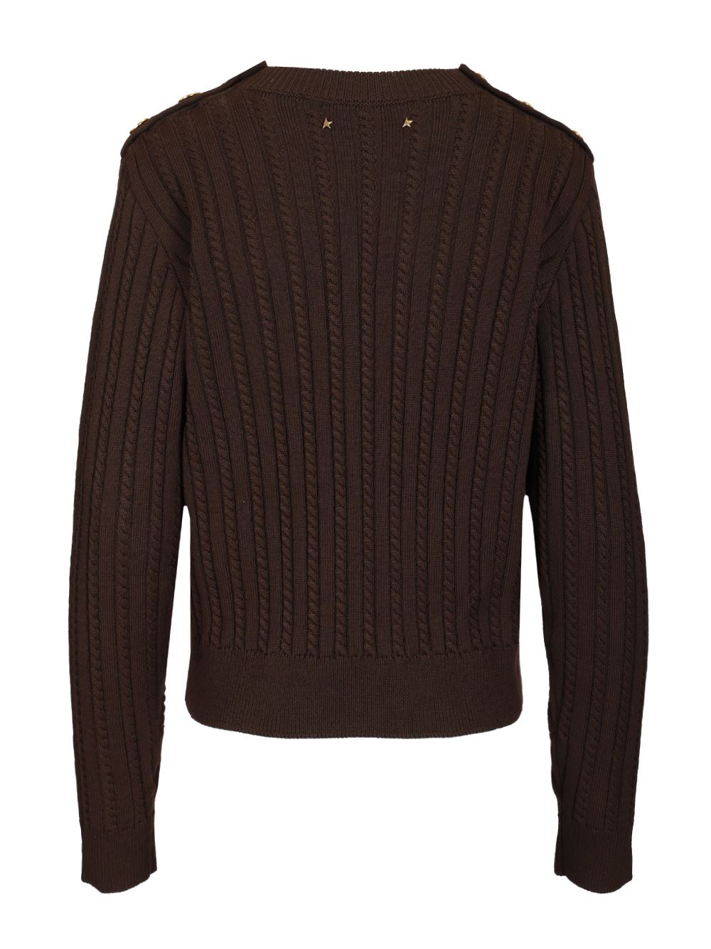 Golden Goose Deluxe Brand Cable-Knit Sweater Knitwear - Marrone | 9827b1f94c228797b6de8a591d1a5062df87eefc