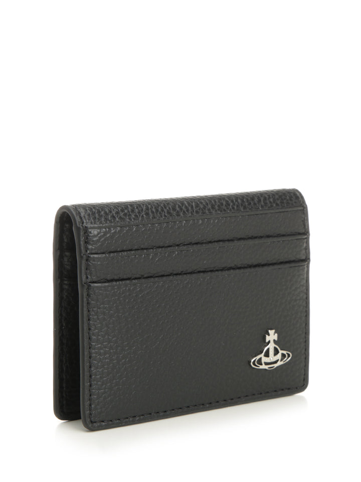 Vivienne Westwood Bi-Fold Card Holder Wallets - Nero | 962f7bca7c0003cad2d17243138568a85b392f0b