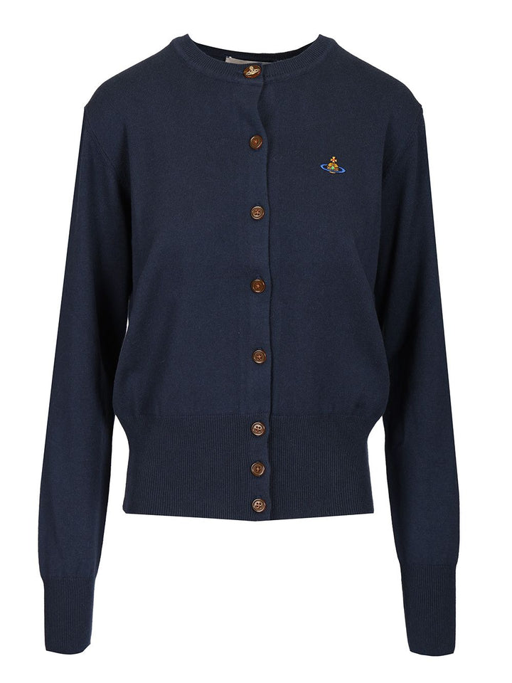 Vivienne Westwood Bea Knitwear - Blu | 09671a0e4291ccb145494118bff62a03709a52a0