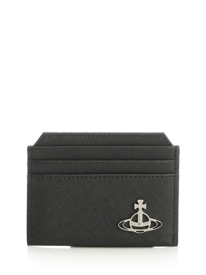 Vivienne Westwood Card Holder Orb Small leather goods - Nero | 9a3cb19a0342ea2ddeece03ad361ffe354fcb695
