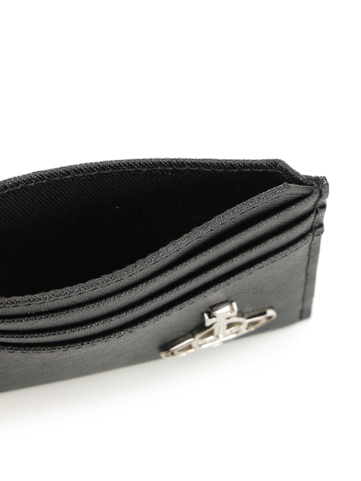 Vivienne Westwood Card Holder Orb Small leather goods - Nero | 7bff9ccabd9048fa1a1270620ebb8b150c3587c9