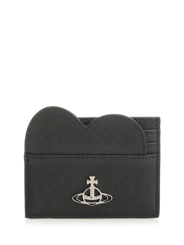 Vivienne Westwood Heart Small leather goods - Nero | 21eb4aa16be78675b26dea522b4a4eaf183aa2c9