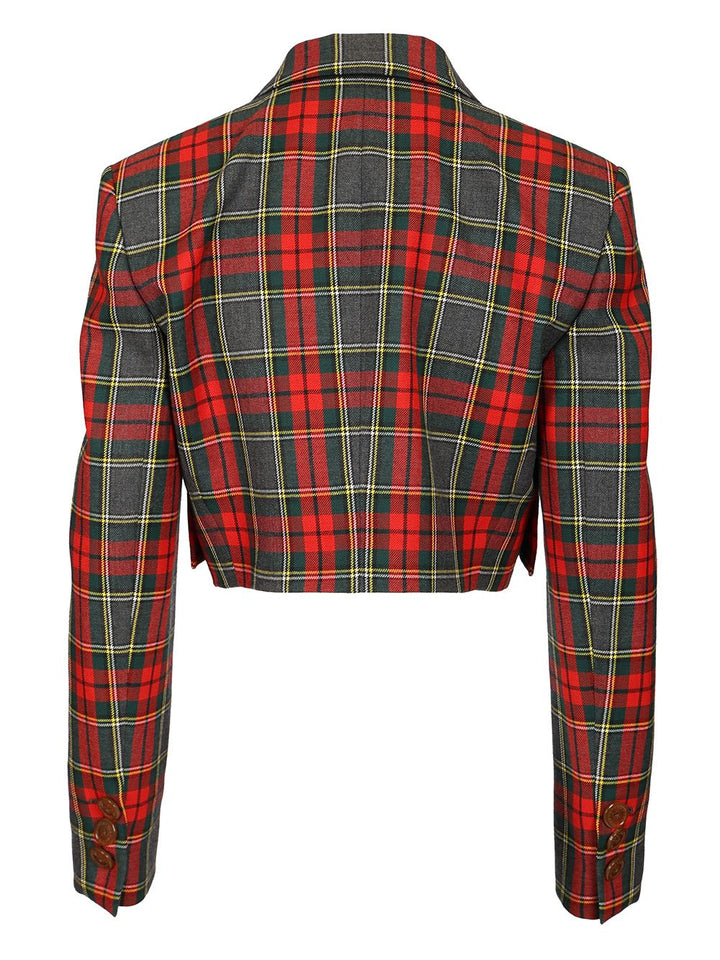 Vivienne Westwood Tartan Cropped Blazer Giacche - Multicolor | 6a6e69c719c1f59826052a0240aaf77b6522755a