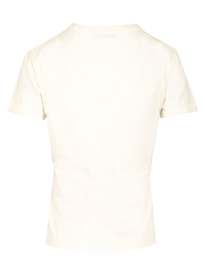 Acne Studios Organic Cotton T-Shirt - Bianco | 526b7137d8ed66bd7c187e51589957ddefbcf703